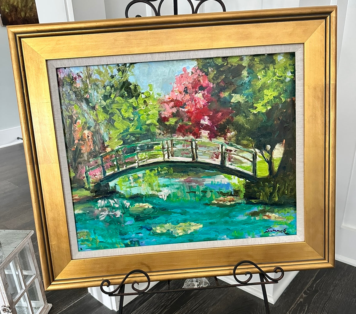 Monet's Bridge at Gibb's Gardens by Summer Ray