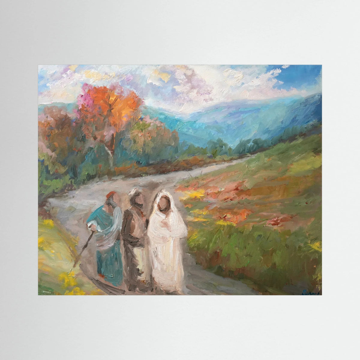 Road to Emmaus Fine Art Print